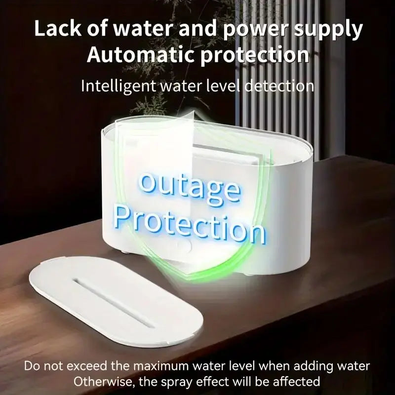 Flame Effect USB Diffuser & Humidifier 2-in-1, Ultrasonic Aromatherapy Mist with Timer & Auto Shut-Off, 7-Color Night Light for Home Bedroom